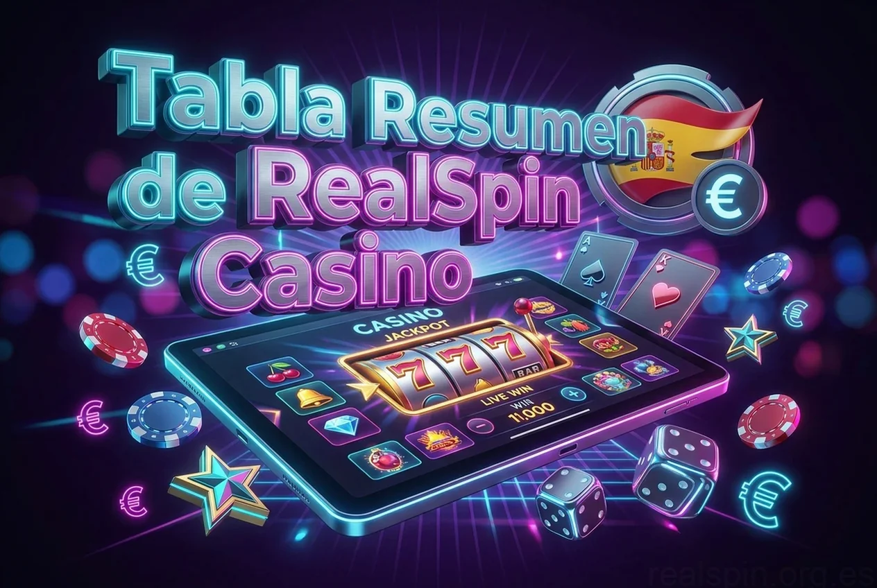 Tabla Resumen de RealSpin Casino